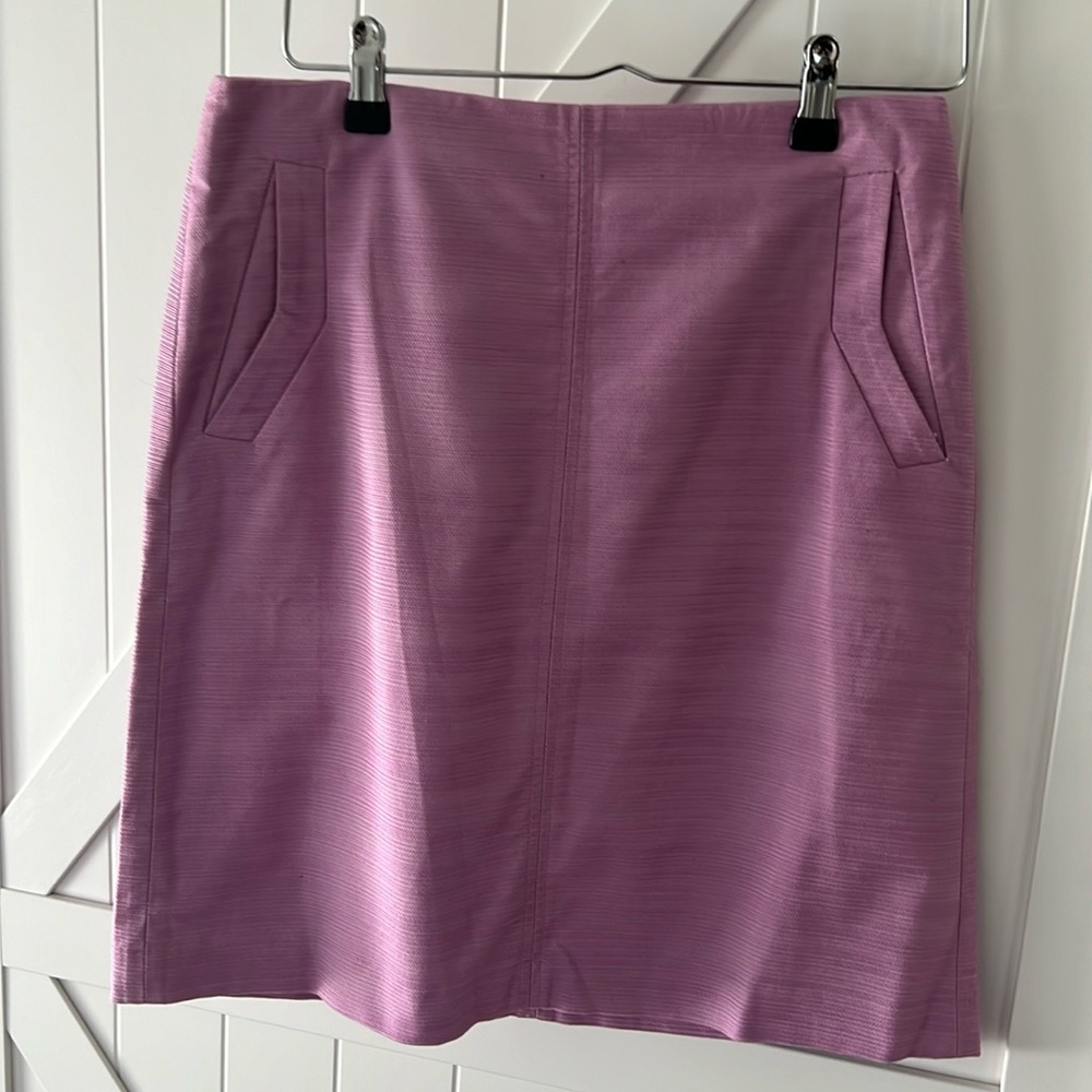 Ann Taylor Pinkish/Purple Align Skirt EUC